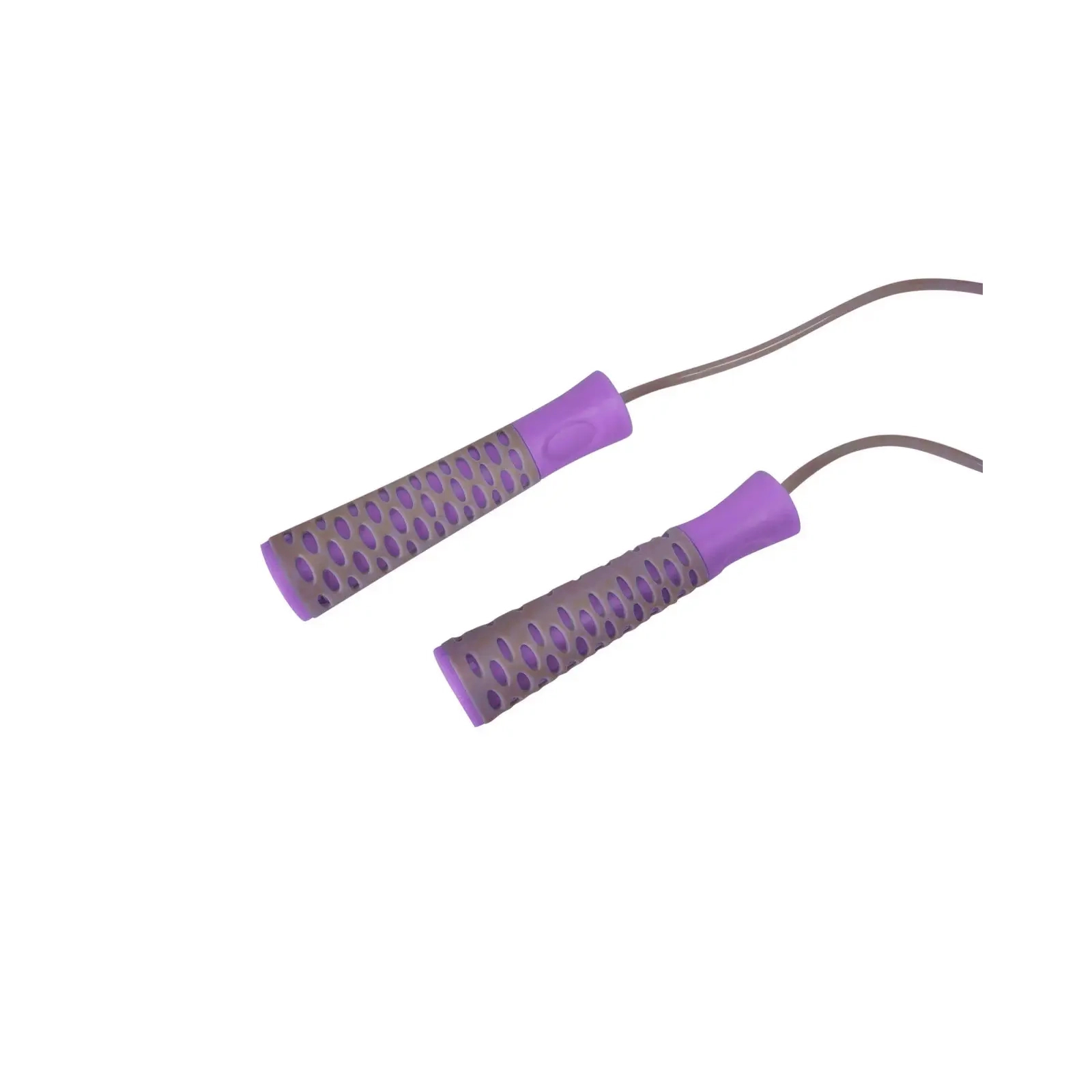 Скакалка PowerPlay 4206 Cіро-фіолетова (PP_4206_Grey/Violet) изображение 4