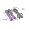 Скакалка PowerPlay 4206 Cіро-фіолетова (PP_4206_Grey/Violet) зображення 5