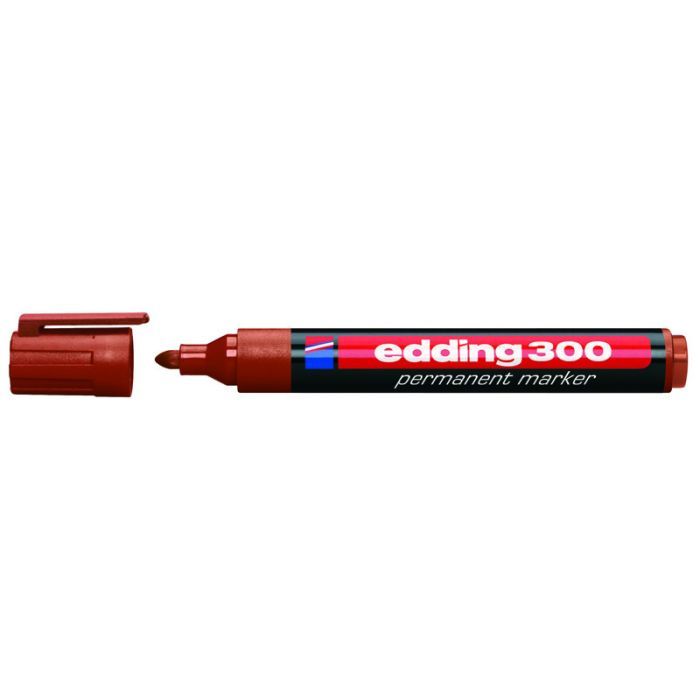 Маркер Edding перманентний Permanent 1.5-3 мм Коричневий (e-300/07)