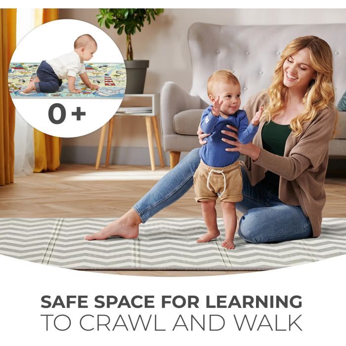 Детский коврик Kinderkraft двусторонний Matty 2 (5902533923212) изображение 11