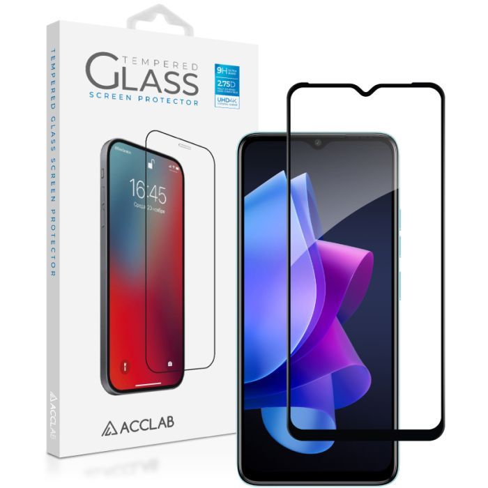 Скло захисне ACCLAB Full Glue Tecno Spark Go 2023 (1283126564819) зображення 2