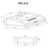 Вытяжка кухонная Minola HPL 614 BL изображение 11