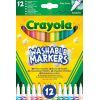 Фломастеры Crayola тонкая линия (washable), 12 шт (58-6671)