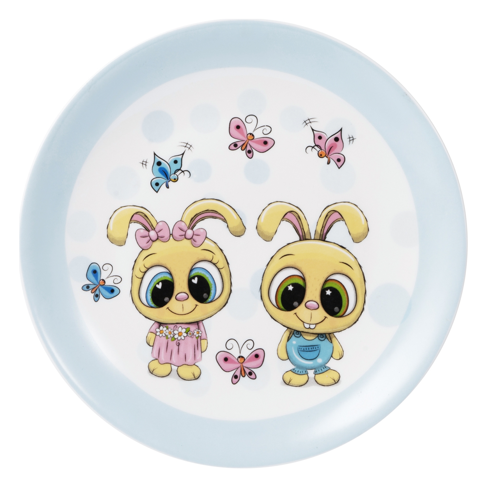 Комплект посуды Ardesto Bunnies порцеляна 3 предмети (AR3456BS) изображение 4