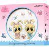 Комплект посуду Ardesto Bunnies порцеляна 3 предмети (AR3456BS) зображення 5