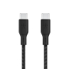 Дата кабель USB-C to USB-C 3.0m 100W black Belkin (CAB014BT3MBK) изображение 2