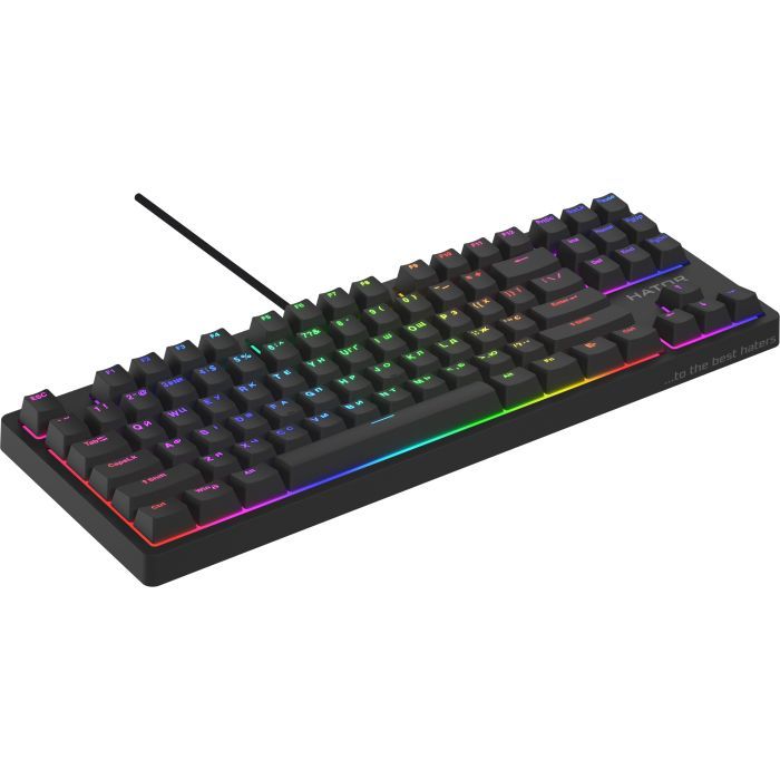 Клавиатура Hator Rockfall 2 Optica TKL Black USB White (HTK-731) изображение 3
