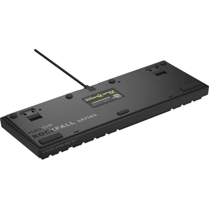 Клавиатура Hator Rockfall 2 Optica TKL Black USB White (HTK-731) изображение 4