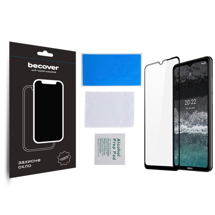 Скло захисне BeCover Nokia C21 Black (709741) зображення 3