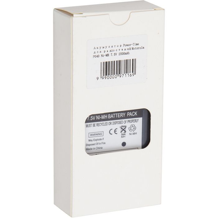 Аккумуляторная батарея Motorola P040 Ni-MH 7.5V 2500mAh Power-Time (PTM-308) изображение 5