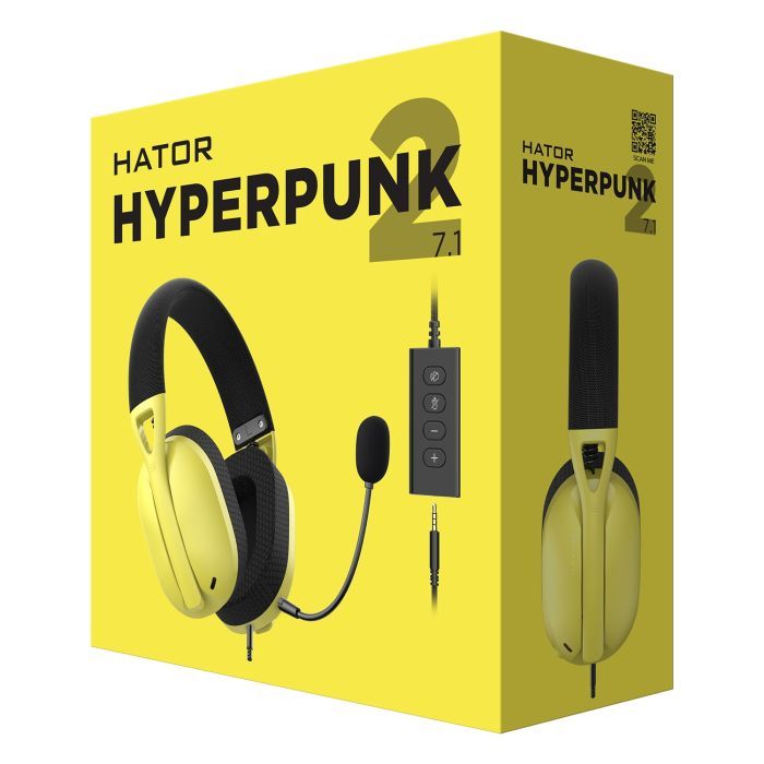 Наушники Hator Hyperpunk 2 USB 7.1 Black/Lilac (HTA-849) изображение 6