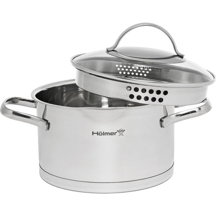 Кастрюля Hölmer Aurora з кришкою 1,9 л (CR-17519-SSD Aurora) изображение 2
