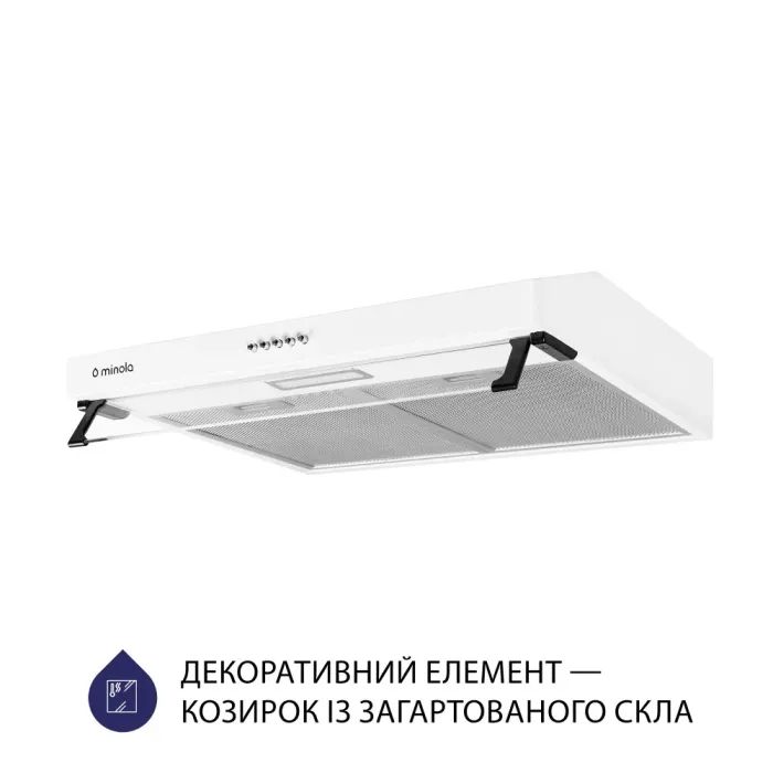 Вытяжка кухонная Minola HPL 617 WH изображение 4