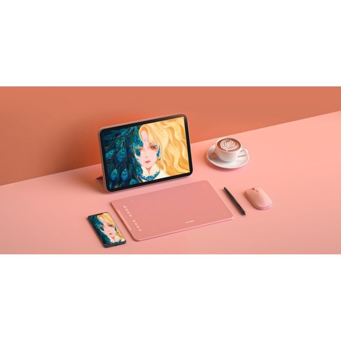 Графический планшет XP-Pen Deco 01V2 Pink изображение 8