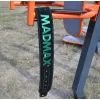 Атлетичний пояс MadMax MFB-301 Suede Single Prong шкіряний Black/Green L (MFB-301_L) зображення 8