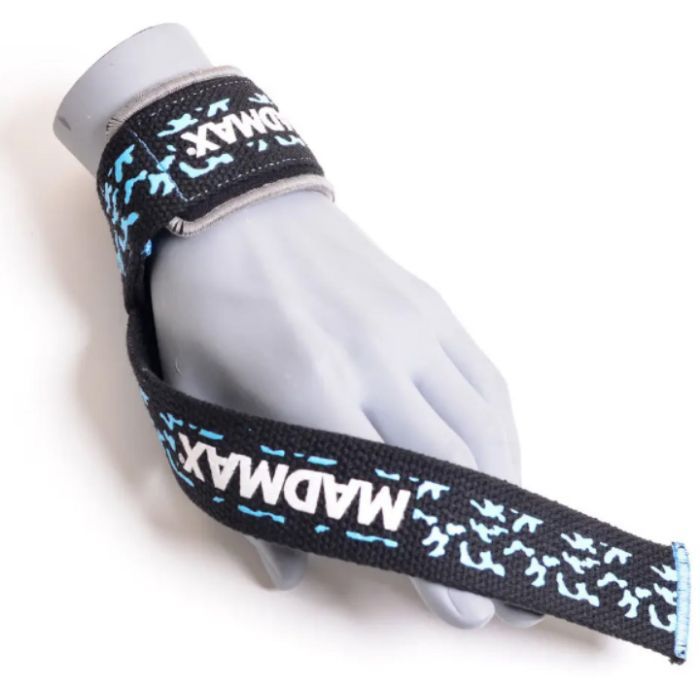 Кистевые лямки MadMax Camo Power Wrist Straps Camo/Light Blue (MFA-275-BLU-U) изображение 2