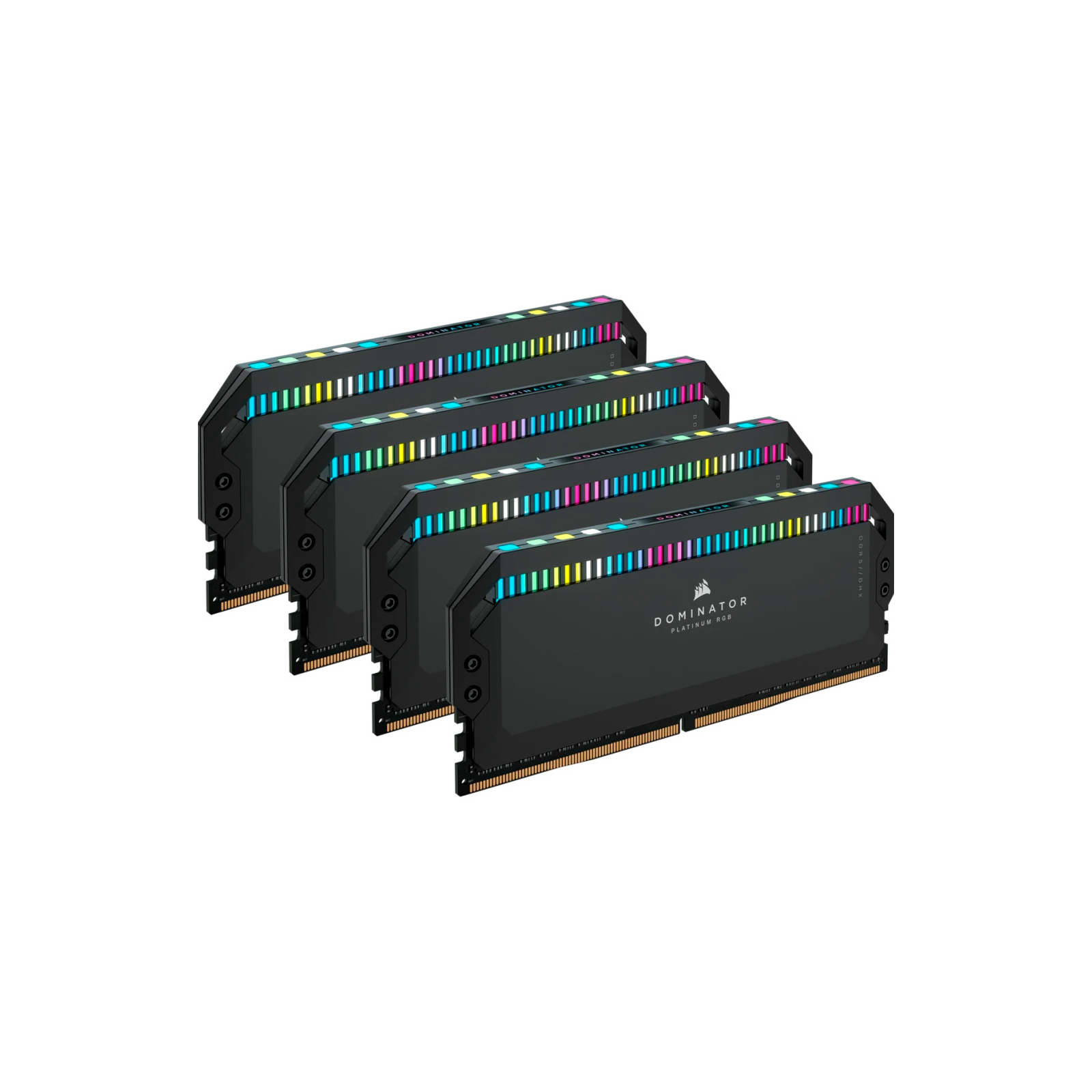 Модуль памяти для компьютера DDR5 64GB (4x16GB) 6200 MHz Dominator Platinum RGB Black Corsair (CMT64GX5M4B6200C32) изображение 2