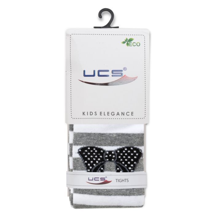 Колготки детские UCS Socks с бантом (M0C0301-2183-7G-gray) изображение 3