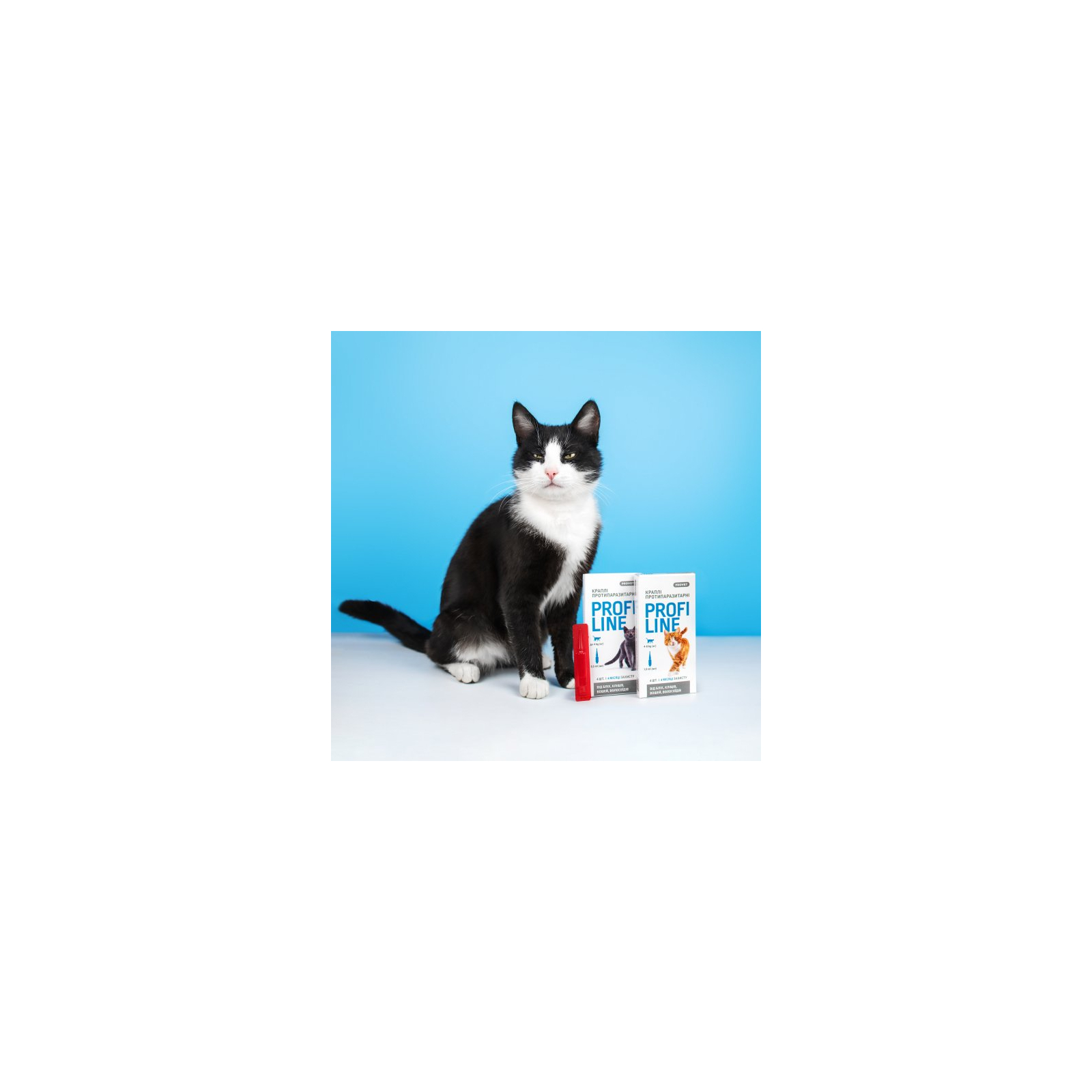 Капли для животных ProVET Profiline инсектоакарицид для кошек 4-8 кг 1/1 мл (4823082431120) изображение 3