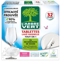 Таблетки для посудомийних машин L'Arbre Vert All in 1 32 шт. (3450601046810)
