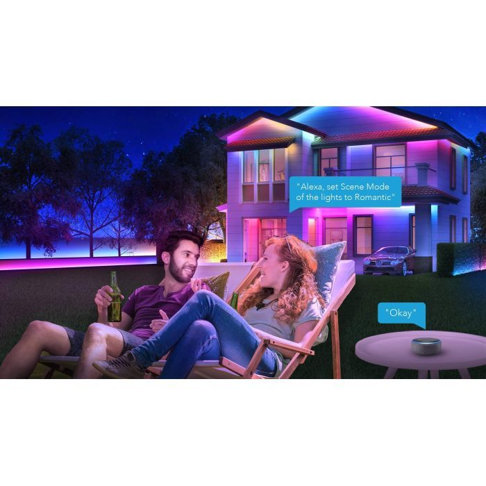 Світлодіодна стрічка Govee Phantasy Outdoor LED RGBIC Strip Lights 10м Білий (H61723D1) зображення 12