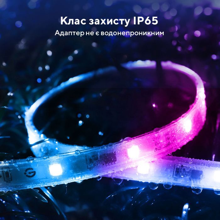 Світлодіодна стрічка Govee Phantasy Outdoor LED RGBIC Strip Lights 10м Білий (H61723D1) зображення 5