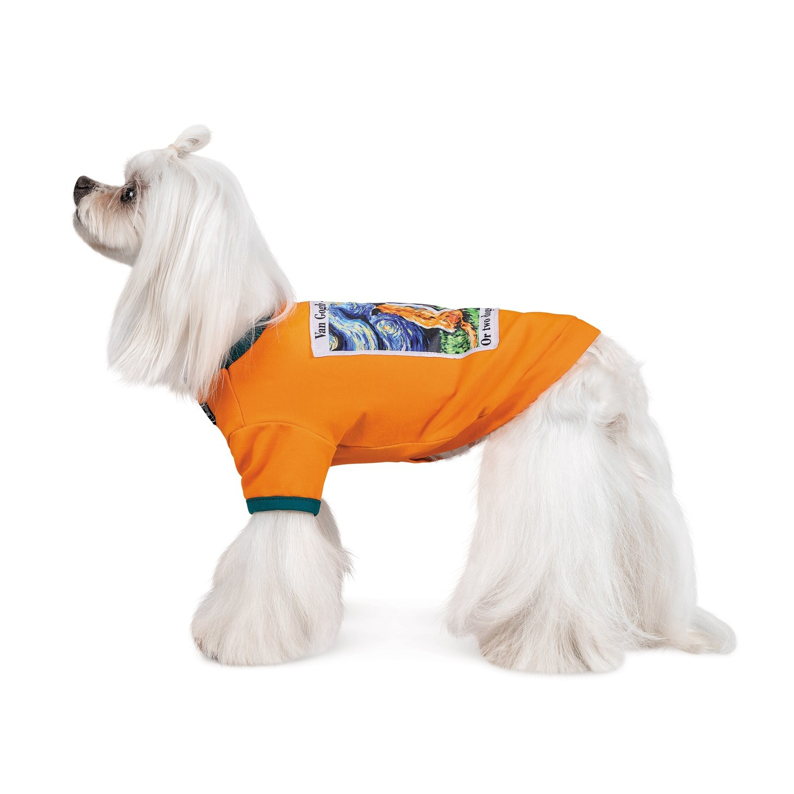 Футболка для животных Pet Fashion "ART" XS2 оранжевая (4823082420933) изображение 2