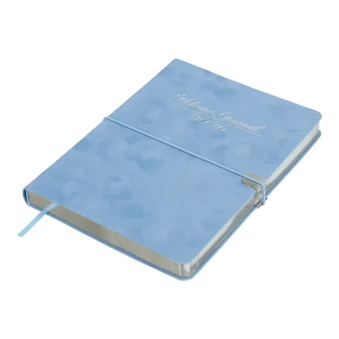 Тижневик Buromax датований 2026 VELOUR, А5 блакитний (BM.2134-14) зображення 2