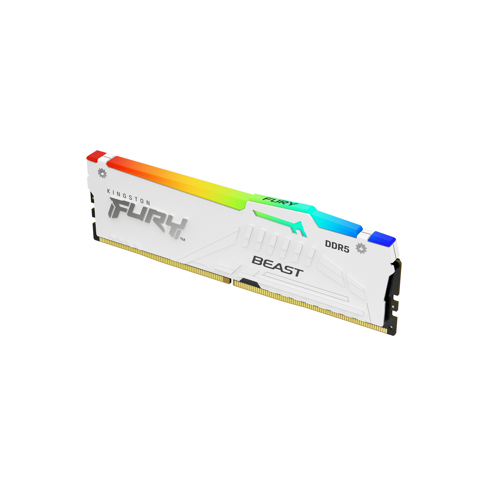 Модуль памяти для компьютера DDR5 32GB 6000 MHz Beast AM5 RGB White Kingston Fury (ex.HyperX) (KF560C36BWEA-32) изображение 2