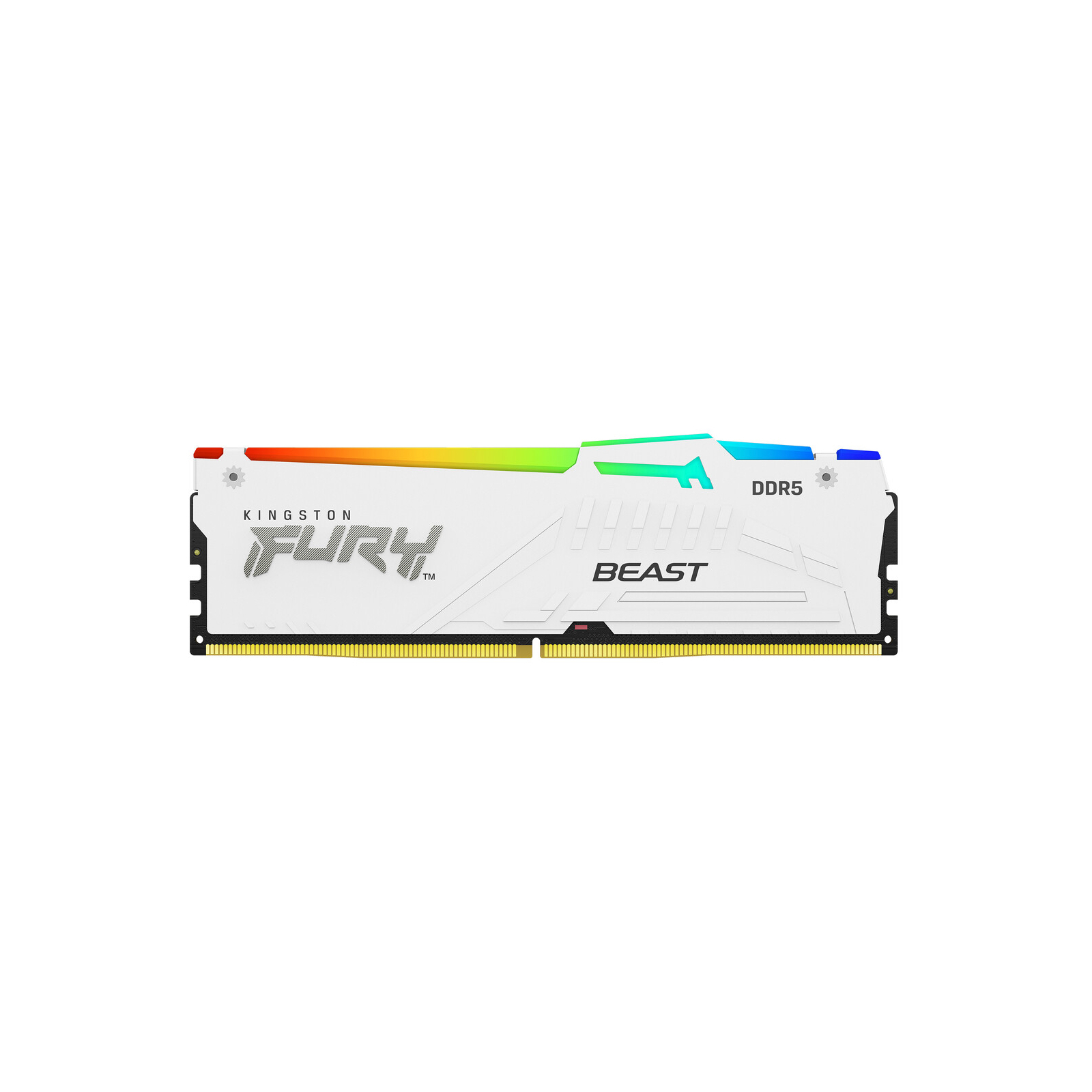 Модуль памяти для компьютера DDR5 16GB 6000 MHz Beast RGB EXPO White Kingston Fury (ex.HyperX) (KF560C36BWEA-16)