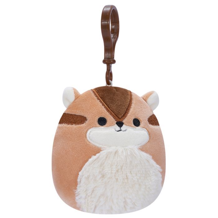 Мягкая игрушка Squishmallows на клипсе – Бурундук Мельзи 9 см (SQCP00148) изображение 2