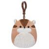 Мягкая игрушка Squishmallows на клипсе – Бурундук Мельзи 9 см (SQCP00148)