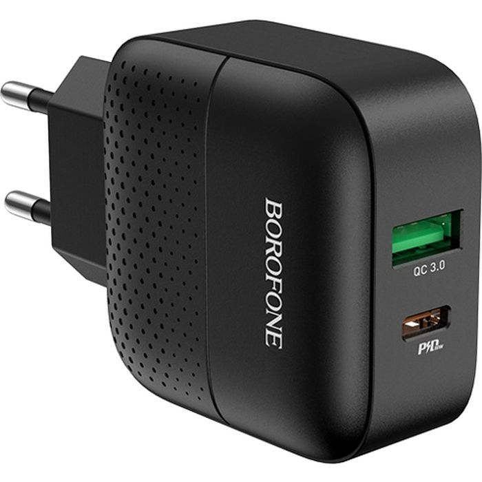 Зарядное устройство BOROFONE BA46A Premium Black (BA46AB) изображение 2
