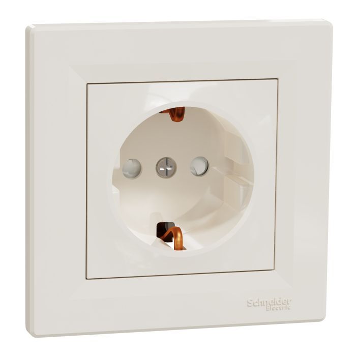 Розетка Schneider Electric ASFORA со штор. антрацит (EPH2900271) изображение 2