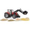 Спецтехника Bruder Massey Ferguson 7624 с передним погрузчиком 1:16 (03047) изображение 11