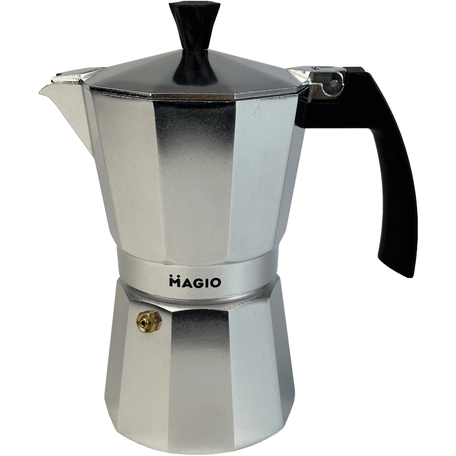 Гейзерна кавоварка Magio Срібляста 3 порції 150 мл (MG-1001)