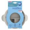 Тарелка детская Canpol babies DOTS силиконовая на присоске с секциями, серая (51/403_grey) изображение 4