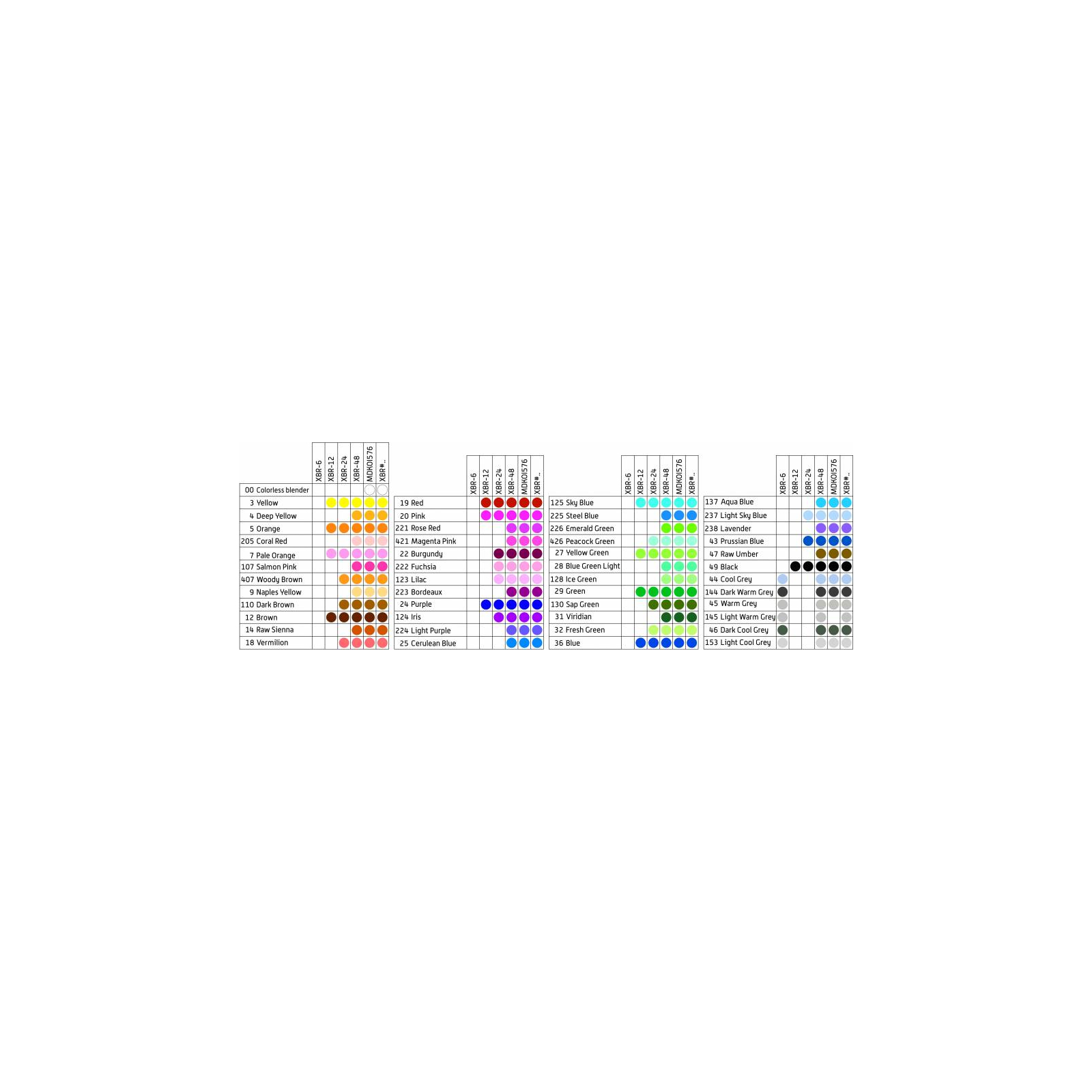 Художній маркер KOI набір Coloring Brush Pen, 48 кольорів (084511391796) зображення 3