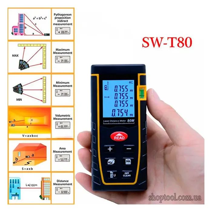 Далекомір Sndway SW-T80 зображення 3