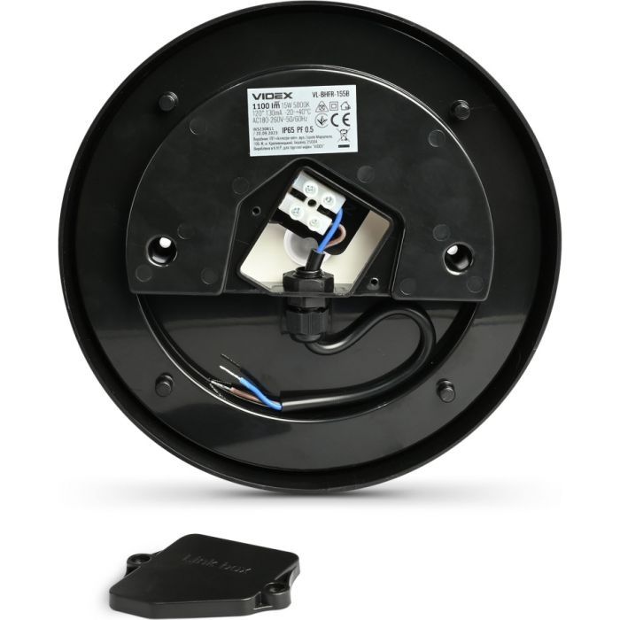 Светильник Videx ART IP65  15W 5000K Black (VL-BHFR-155B) изображение 2