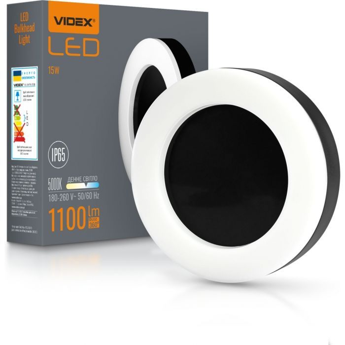 Светильник Videx ART IP65  15W 5000K Black (VL-BHFR-155B) изображение 5