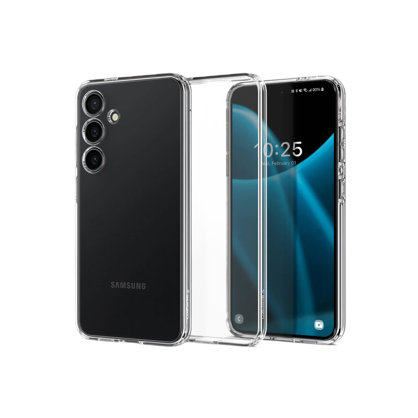 Чехол для мобильного телефона Spigen Samsung Galaxy S24 Crystal Flex Crystal Clear (ACS07206) изображение 10