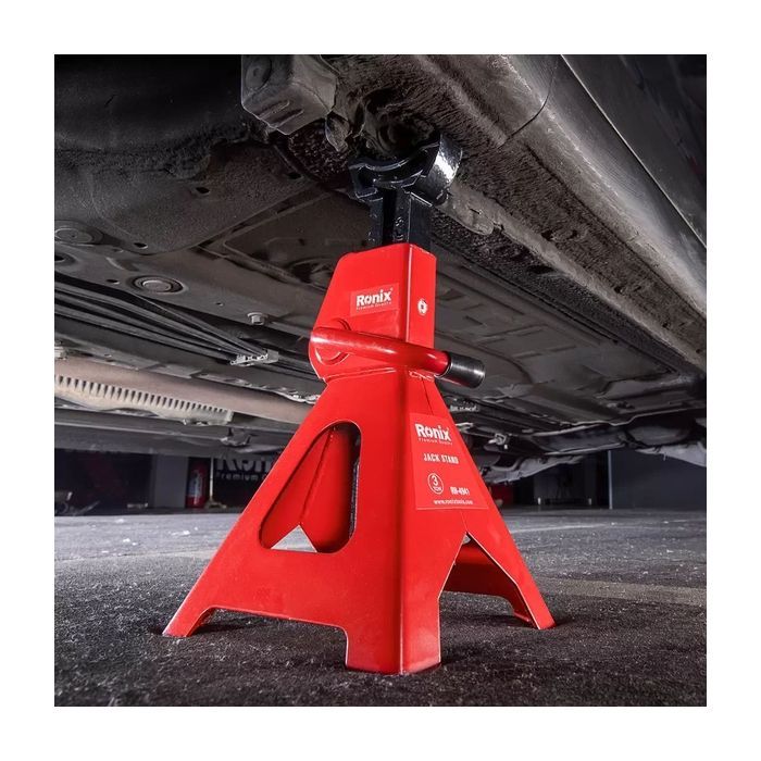 Домкрат Ronix комплект 2 шт домкар-підставка, 2т (RH-4941) зображення 8