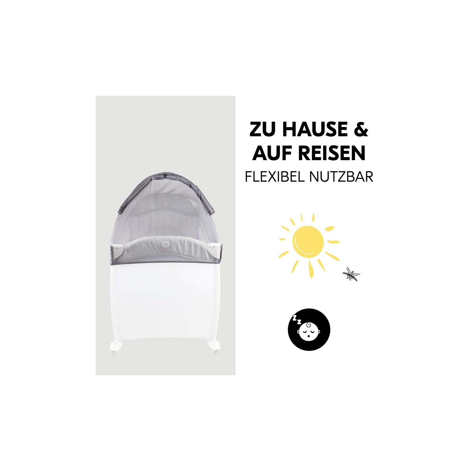 Москітна сітка Hauck Travel Bed Canopy на дитячий манеж (59920-4) зображення 2