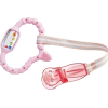 Прорезыватель Curaprox стимулятор для прорезывания временных зубов, розовый (Curababy girl)