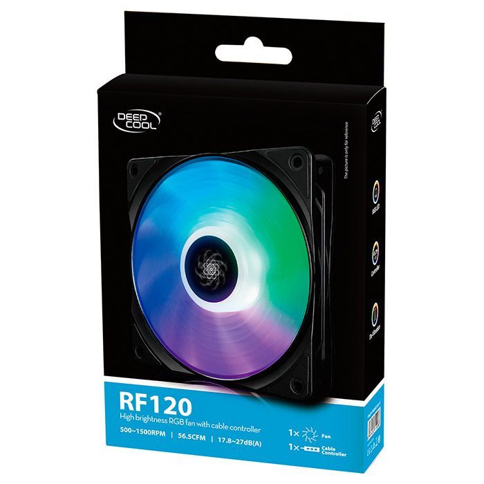Кулер для корпуса Deepcool RF120 (DP-FRGB-RF120-1C) изображение 5