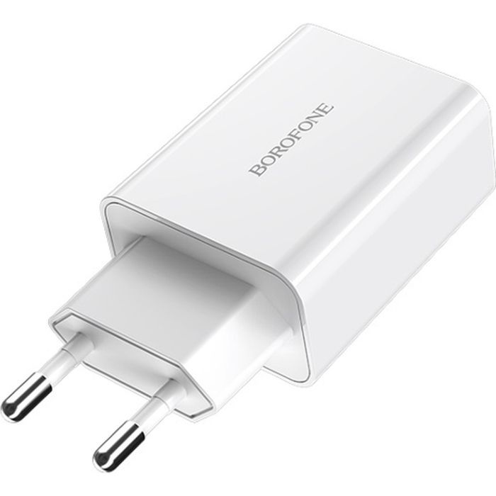 Зарядное устройство BOROFONE BA21A White (BA21AW) изображение 2