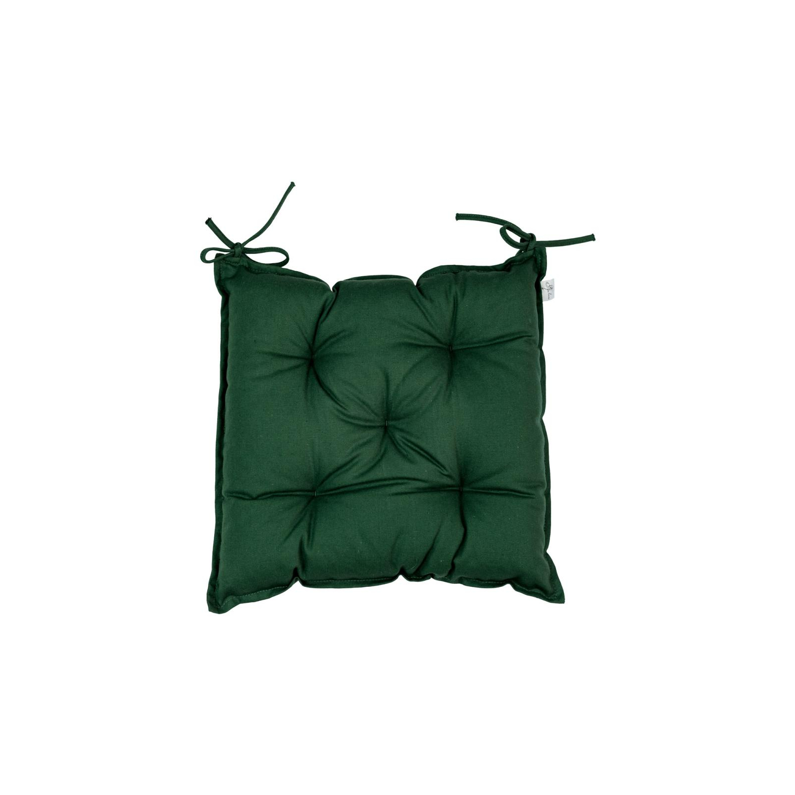 Подушка на стілець Прованс Хвоя зелена 40х40 см (030129)