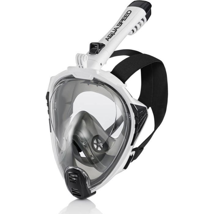 Маска для плавания Aqua Speed Drift 7086 білий, синій 249-51 S/M (5908217670861)