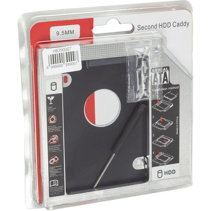 Фрейм-переходник PowerPlant HDD 9.5 mm (HB390007) изображение 3